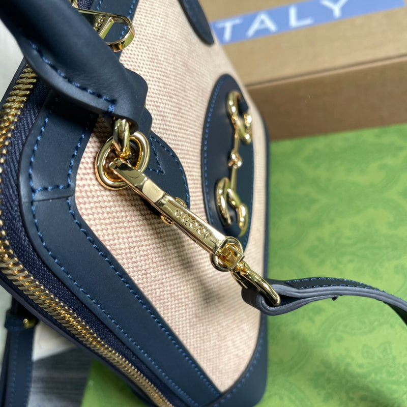 Top view of polished structured women's handbag – women's designer-style accessory