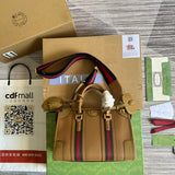 Front view of structured polished women's handbag – women's everyday handbag