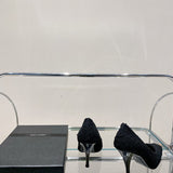 Saint Laurent luxury shoes detail shot