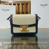 Front view of chic modern women's handbag – women's luxury accessory