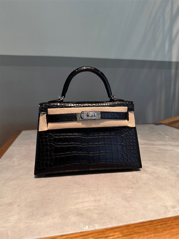Timeless bag shown from front angle