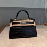Timeless bag shown from front angle