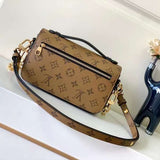 Interior view of modern everyday-luxe women's handbag – women's statement bag