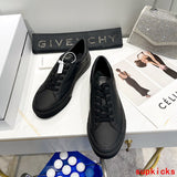 Givenchy White Bow-Detail Flats - Angled View