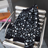 Close-up detail shot of Louis Vuitton luxury clothing with streetwear-inspired cut