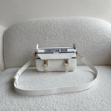 Side profile of sleek everyday-luxe women's handbag – women's designer-style accessory