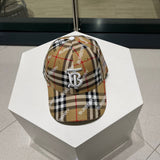 Front view of Burberry unisex cap