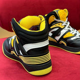 Gucci sneakers detailed view showing premium designer craftsmanship