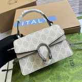 Front view of signature structured women's handbag – women's statement bag