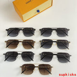 Close-up detail view of Louis Vuitton unisex sunglasses