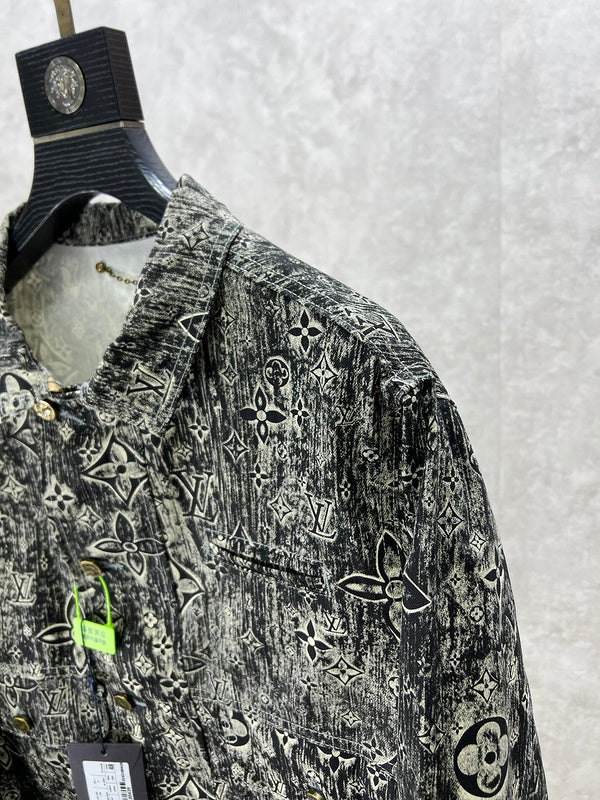 Full styled look of Louis Vuitton luxury clothing with runway-inspired design