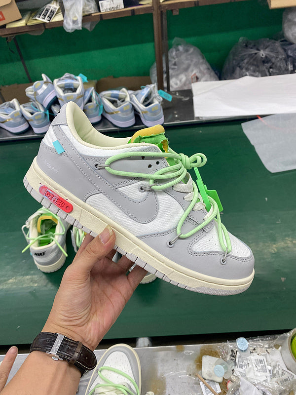 Nike sneakers detailed view showing premium designer craftsmanship