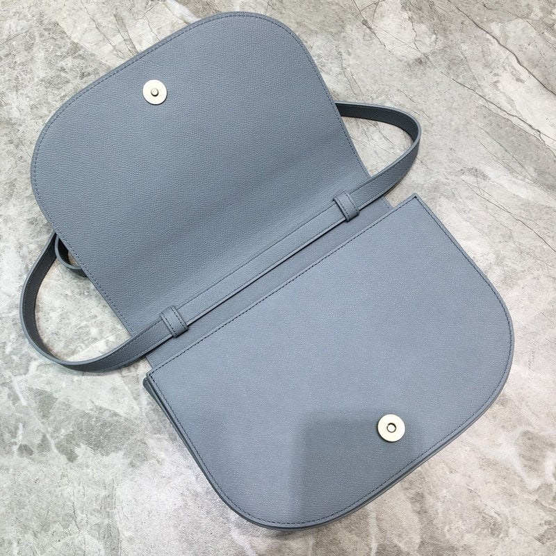 Classic Faux Leather Handbag - Refined Silhouette | Women's Premium Handbag #819 - styled full view (image 7) of designer-inspired handbag