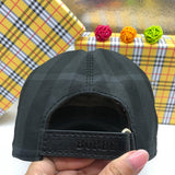 Front view of Burberry unisex cap