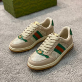Gucci sneakers detailed view showing premium designer craftsmanship