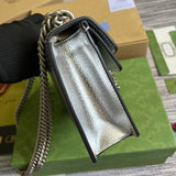 Handle and strap detail of statement sleek women's handbag – women's designer-style accessory