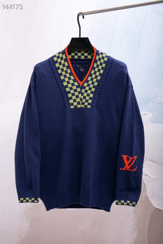 Front view of Louis Vuitton luxury clothing with streetwear-inspired cut