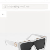 Angled view of Louis Vuitton unisex sunglasses