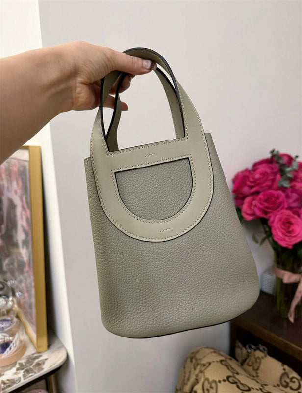  graceful structured bag detail view showing craftsmanship