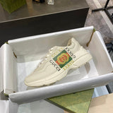 Gucci tonal black luxury sneakers view 6 classic court silhouette