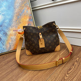 Front view of chic elevated women's handbag – women's designer-style accessory