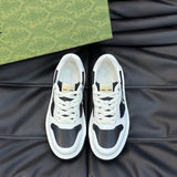 Gucci all-black luxury sneakers view 5 retro runner design