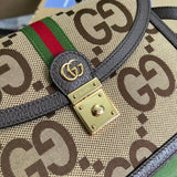 Back view of chic classic women's handbag – women's luxury handbag