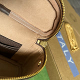 Side profile of premium refined women's handbag – women's statement bag