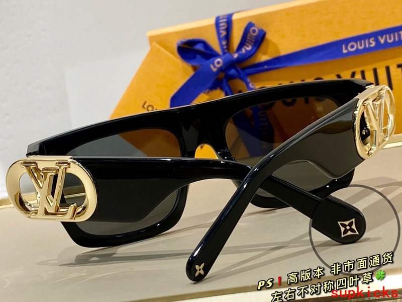 Side view of Louis Vuitton unisex sunglasses