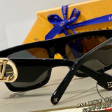 Side view of Louis Vuitton unisex sunglasses
