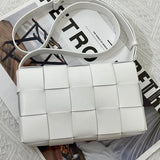 Contemporary Premium PU Leather Handbag - Sleek Minimalist Lines | Women's Luxury Handbag #1632 - styled full view (image 7) of designer-inspired handbag
