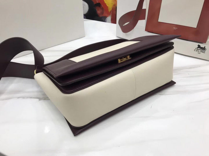 Back view of structured everyday-luxe women's handbag – women's everyday handbag