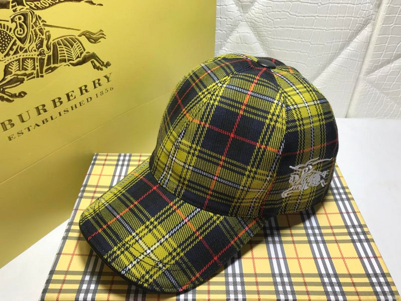 Side view of Burberry unisex cap