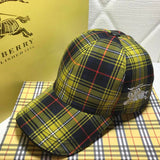 Side view of Burberry unisex cap