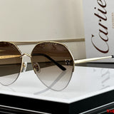 Angled view of Cartier unisex sunglasses