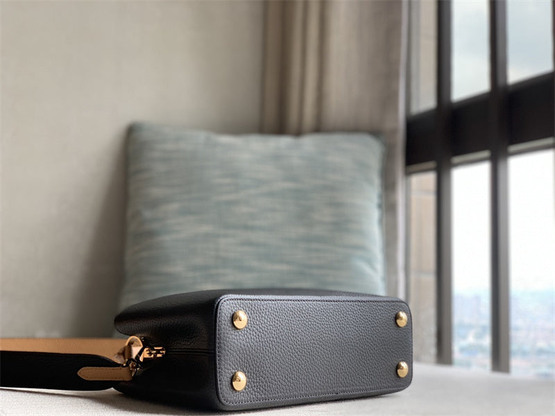  minimalist top-handle bag detail view showing craftsmanship 14