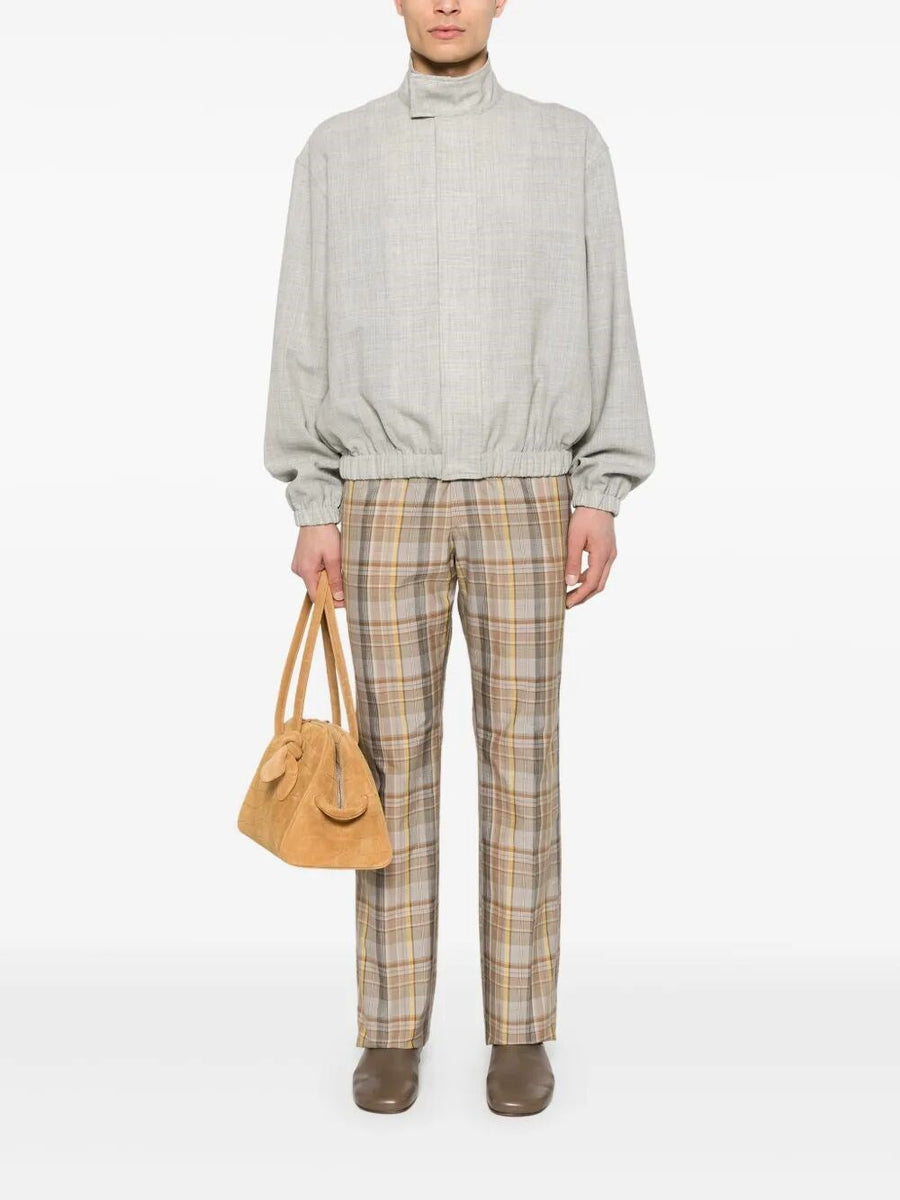 Fendi premium pants detail and craftsmanship close-up