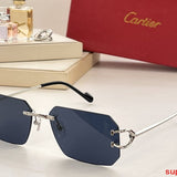 Angled view of Cartier unisex sunglasses