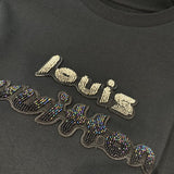 Flat lay presentation of Louis Vuitton cotton t-shirt with streetwear-inspired cut