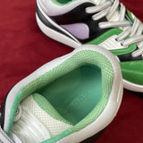 Gucci sneakers detailed view showing premium designer craftsmanship