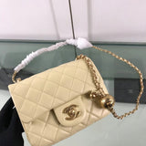 Zivas Charm Understated Luxury Fashion Handbag (Refined Practical Design) – Front View