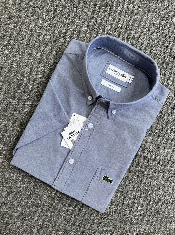 Back view of Lacoste luxury clothing with logo-detail design