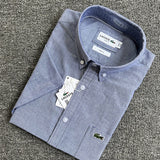Back view of Lacoste luxury clothing with logo-detail design
