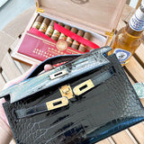 Interior view of polished premium bag