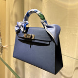  polished shoulder bag styled with outfit
