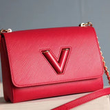 Front view of chic refined women's handbag – women's luxury handbag