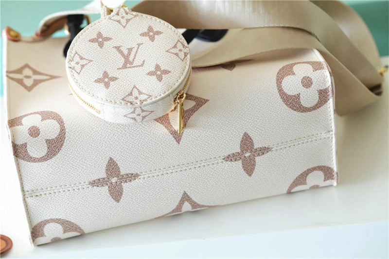 Polished crossbody bag carried on shoulder