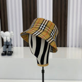 Close-up detail view of Burberry unisex cap