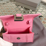 Side profile of signature statement women's handbag – women's luxury handbag