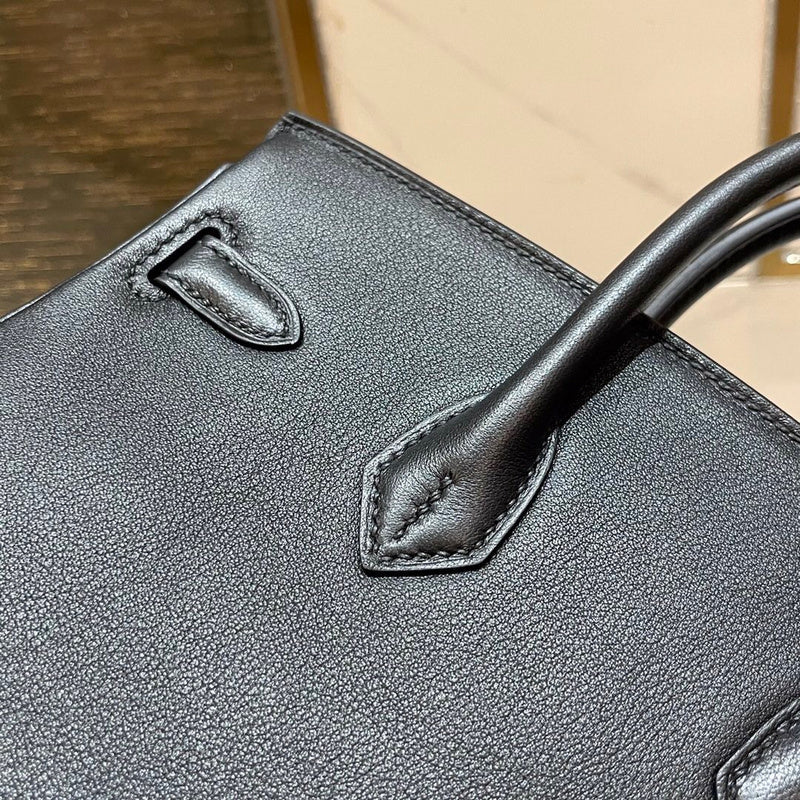 Understated bag shown from front angle